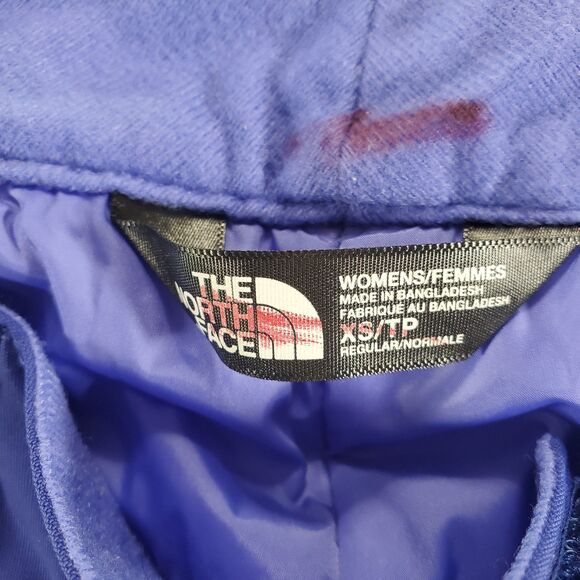 XS The North Face Women's Fourbarrel Insulated Pant Ski Snowboard Blue Low Rise - Picture 4 of 14